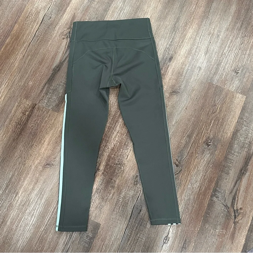 Adidas Climalite green pants leggings Medium - Picture 4 of 4